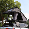 LLOYDBERG Waterproof 2 Person X Hinge Aluminum Hard Shell Car Rooftop Tent-Triangle Style