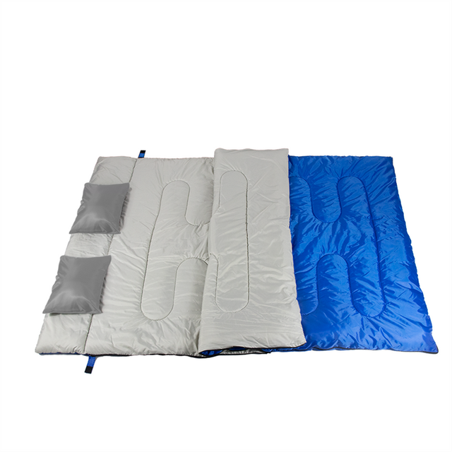 LLOYDBERG Lightweight Family 2 Person Sleeping Bags with Pillows
