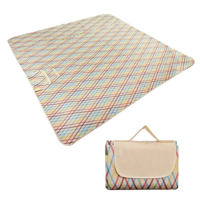 Large Picnic Rug Outdoor Picnic Blanket Mat Sand Repellent Beach Blanket