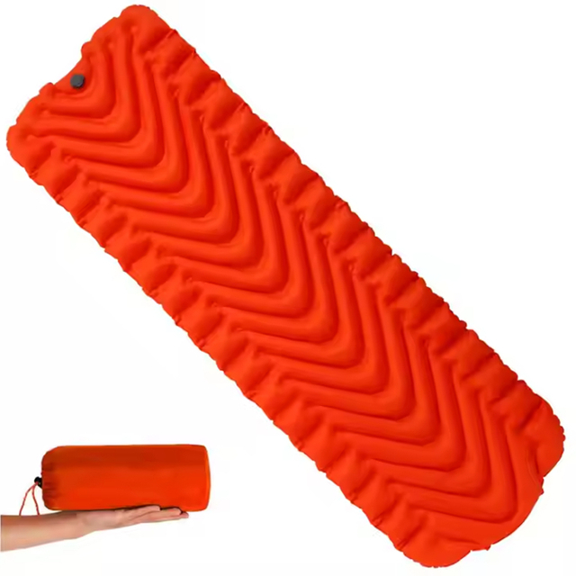 Ultralight Portable Inflatable Sleeping Pad Foldable Air Bed for Camping