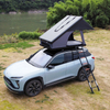 LLOYDBERG Waterproof 2 Person X Hinge Aluminum Hard Shell Car Rooftop Tent-Triangle Style