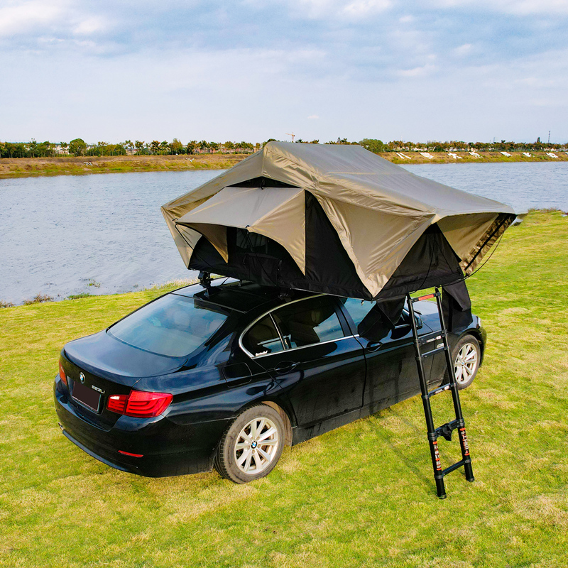 LLOYDBERG Soft Shell Car Camping Canvas Car Rooftop Tent