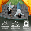 Lightweight Puffy Blanket Packable Outdoor Blanket for Camping